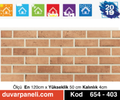 Dış Cephe Tuğla Dokulu Strafor PANEL 653-403