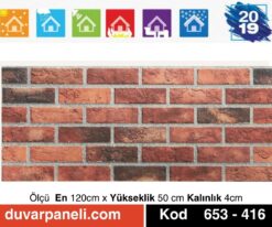 Dış Cephe Tuğla Strafor PANEL 653-416