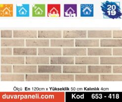 Dış Cephe Tuğla Strafor PANEL 653-418