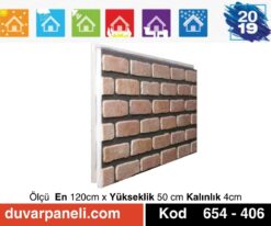 Dış Cephe Tuğla Strafor PANEL 654-406