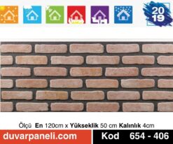 Dış Cephe Tuğla Strafor PANEL 654-406