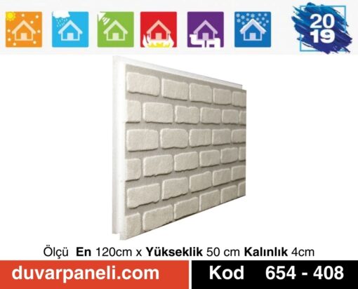 Dış Cephe Tuğla Strafor PANEL 654-408