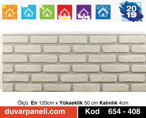 Dış Cephe Tuğla Strafor PANEL 654-408