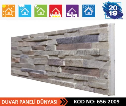 Uzun Taş Duvar Strafor Paneli 656-2009-