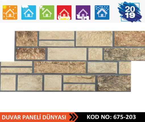 Taş Desen Strafor Panel 675-203