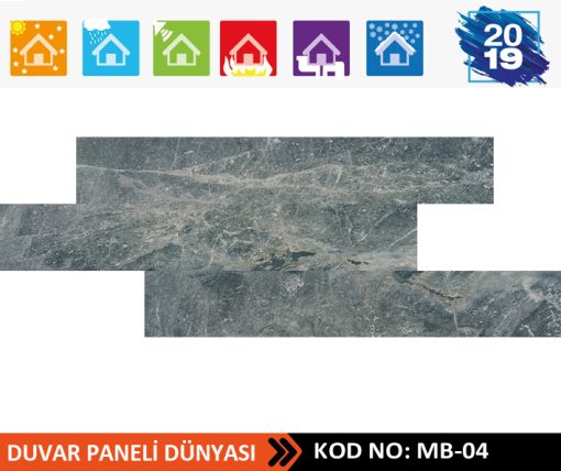Mermer Desenli Duvar Paneli 04