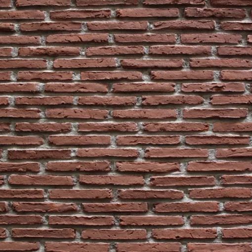 3 Boyutlu Tuğla Görünümlü Panel Kırmızı