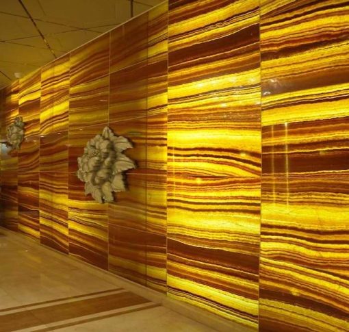 Işık Geçiren Amber Desenli Panel