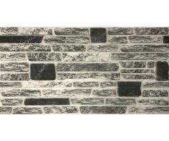 Siyah Tuğla Görünümlü Strafor Duvar Paneli