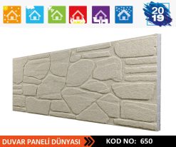 Taş Desen Strafor Panel 650-