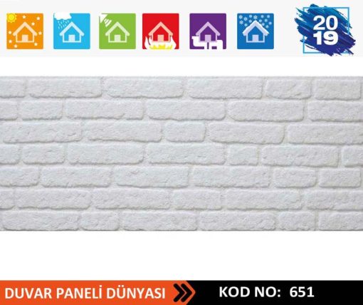 Tuğla Desenli Strafor Paneli 651-