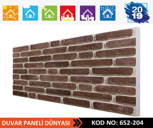 Tuğla Desenli Strafor Paneli 652-204-