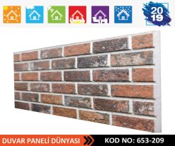 Dış Cephe Tuğla Strafor PANEL 653-209-