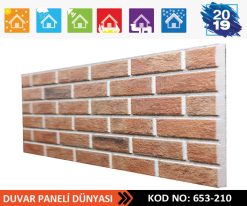 Dış Cephe Tuğla Strafor PANEL 653-210-