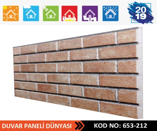 Dış Cephe Tuğla Strafor PANEL 653-212-