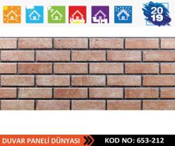 Dış Cephe Tuğla Strafor PANEL 653-212