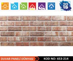 Dış Cephe Tuğla Strafor PANEL 653-214