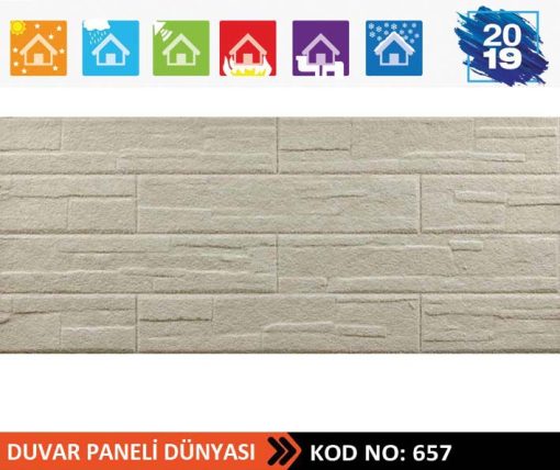 Taş Desen Strafor Panel 657