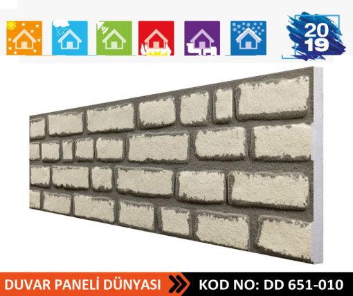 Tuğla Desenli Strafor Paneli 651-010-