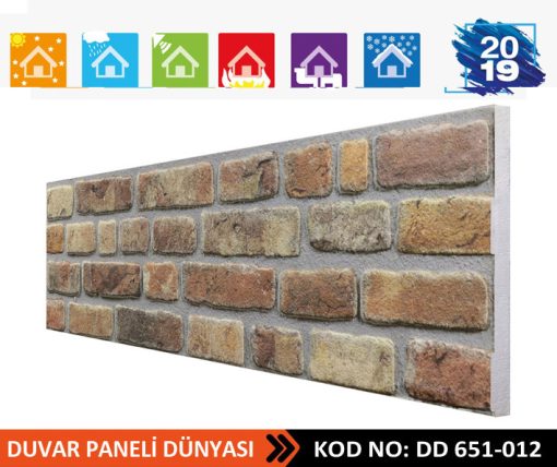 Tuğla Desenli Strafor Paneli 651-012-