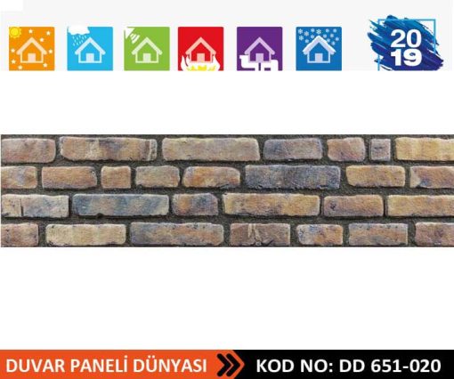 Tuğla Desenli Strafor Paneli 651-020