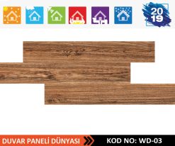 Ahşap Strafor Duvar Paneli WD-03