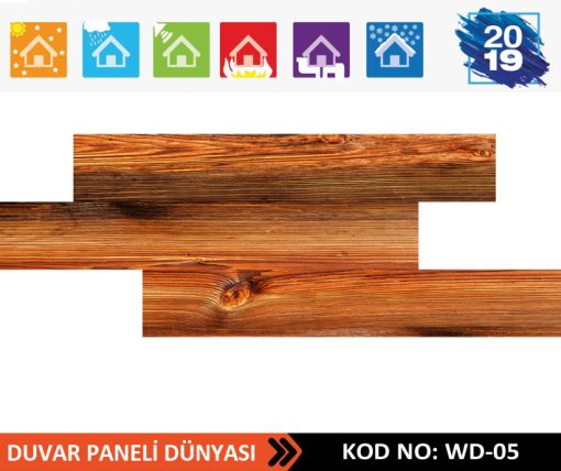 Ahşap Strafor Duvar Paneli WD-05