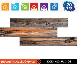 Ahşap Strafor Duvar Paneli WD-08