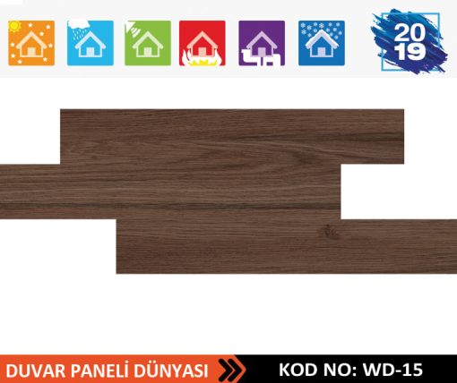 Ahşap Strafor Duvar Paneli WD-15