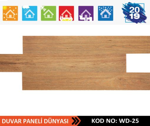 Ahşap Strafor Duvar Paneli WD-25