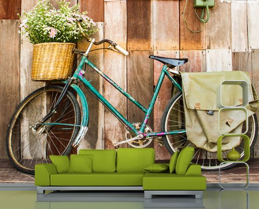 Vintage Bike Duvar Kağıdı 444103-3