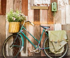 Vintage Bike Duvar Kağıdı 444103-8