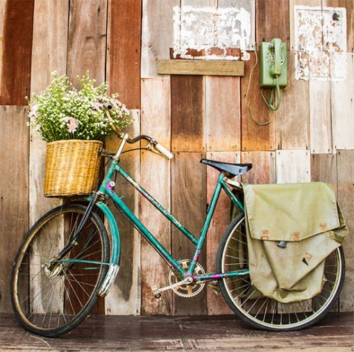 Vintage Bike Duvar Kağıdı 444103-8