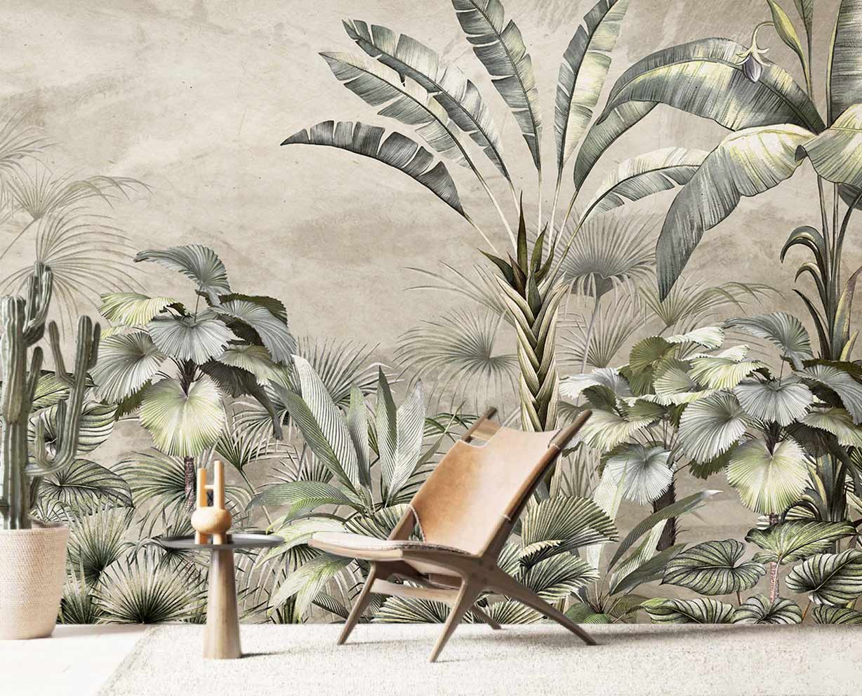 Yeşil Ağaç 3d Duvar Kağıdı Yeşil Ağaç 3d Duvar Kağıdı