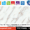 Beyaz Kahve PVC Mermer Panel