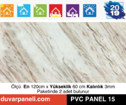 Kahve PVC Mermer Panel